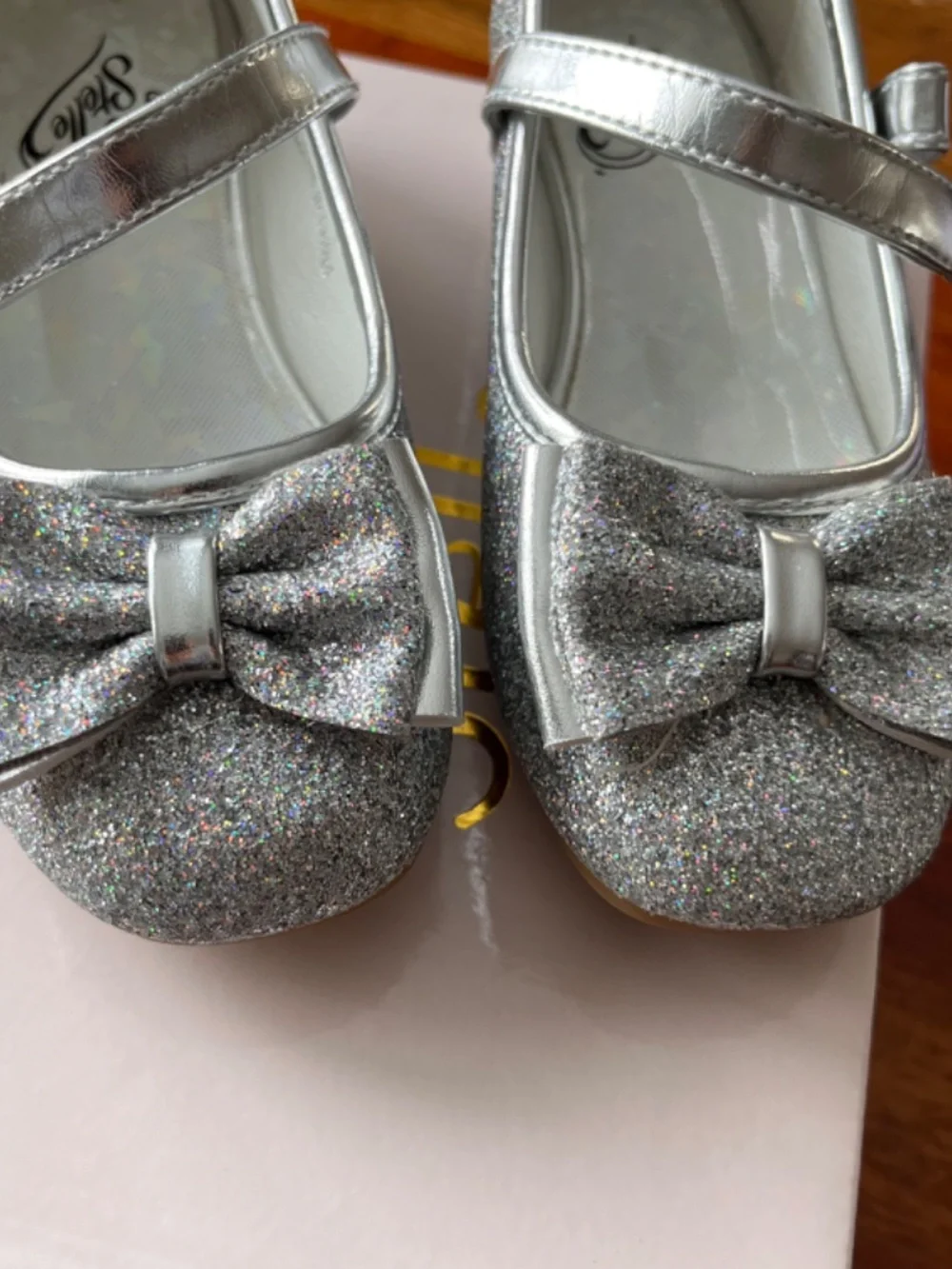 Stelle Girls Dress Shoes Glitter Princess Shoe